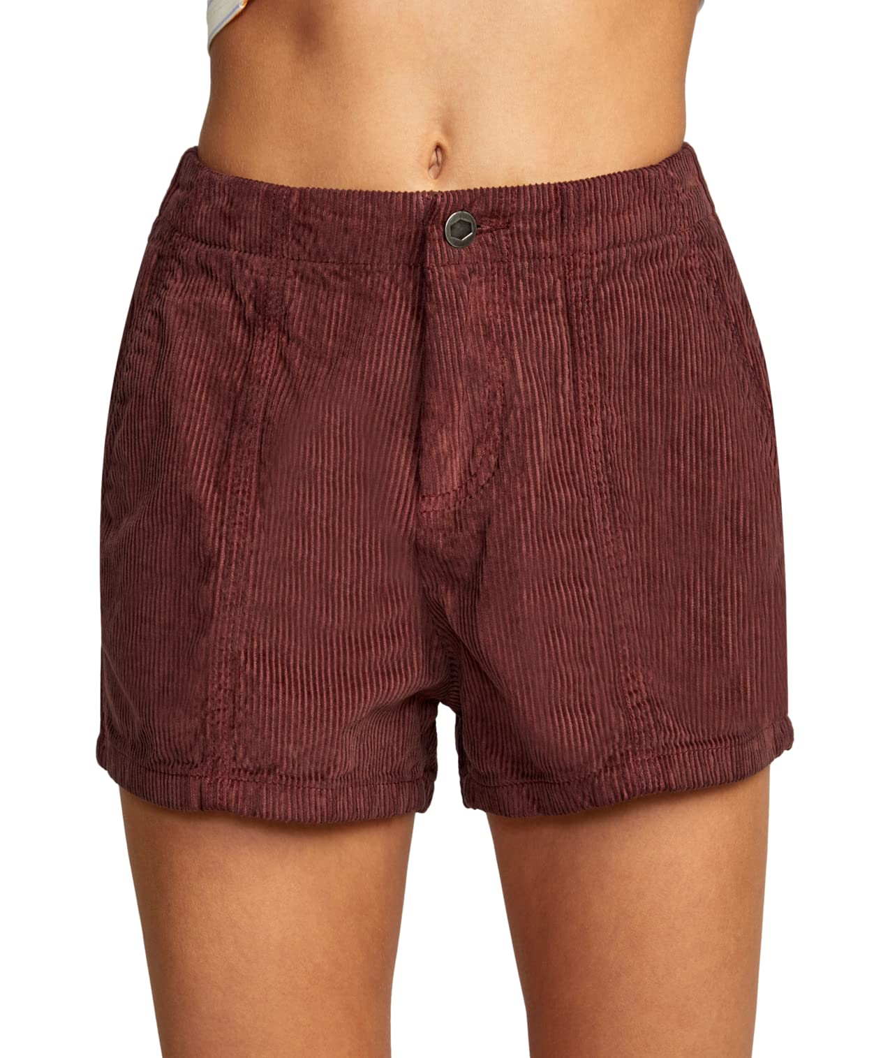 RVCA Women's Corduroy Shorts - Comfortable Stretch Fit Casual Shorts for Women | Perfect for Summer, Travel & Outdoor Activities