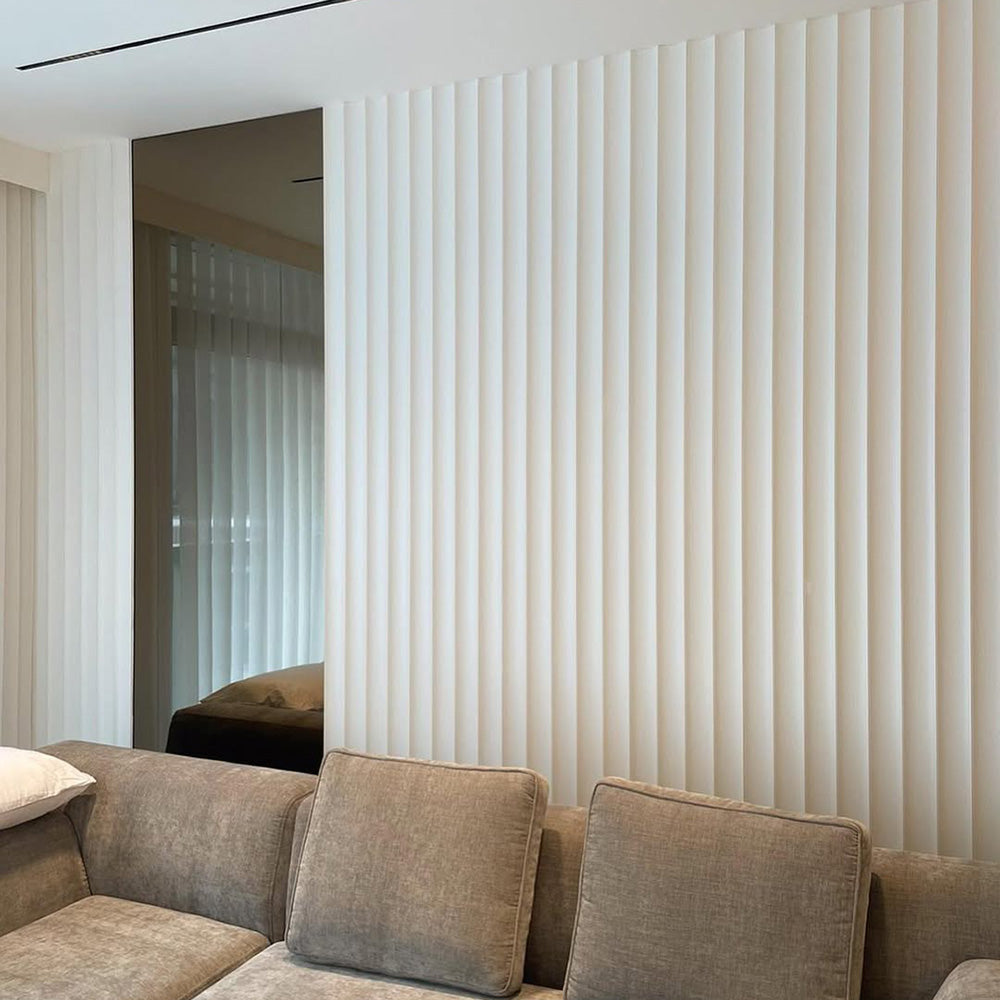 WOODFLEX White Primed Flexible Wave 46 Molding - 2700mm x 600mm - Perfect for Crown Molding & Interior Decoration