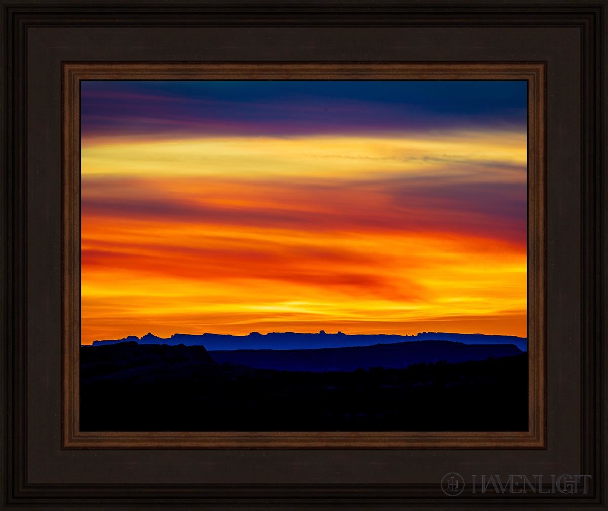 Stunning Desert Sunset at Arches National Park Utah - Perfect Wall Art for Home & Office Decor | Nature Photography Print for Living Room, Bedroom, or Gift