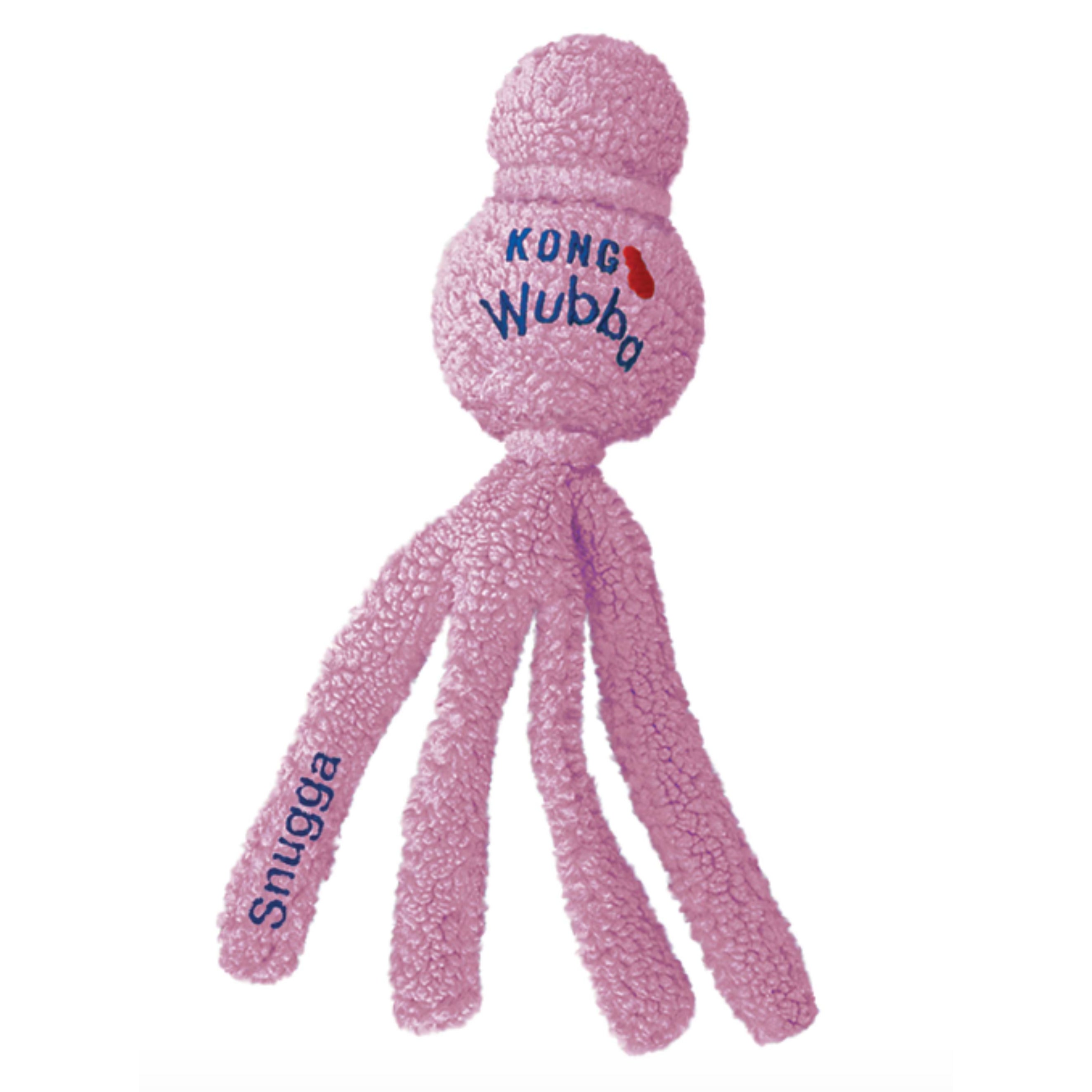 Snugga Wubba Plush Pink Dog Toy - Soft & Durable Chew Toy for Small & Large Dogs - Perfect for Fetch, Tug-of-War & Cuddling Playtime