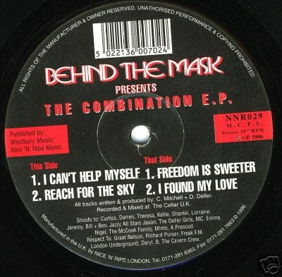 Behind The Mask – The Combination EP Nice 'N' Ripe – NNR 029 | Electronic Dance Music Vinyl Record | Perfect for DJ Sets & Music Collectors