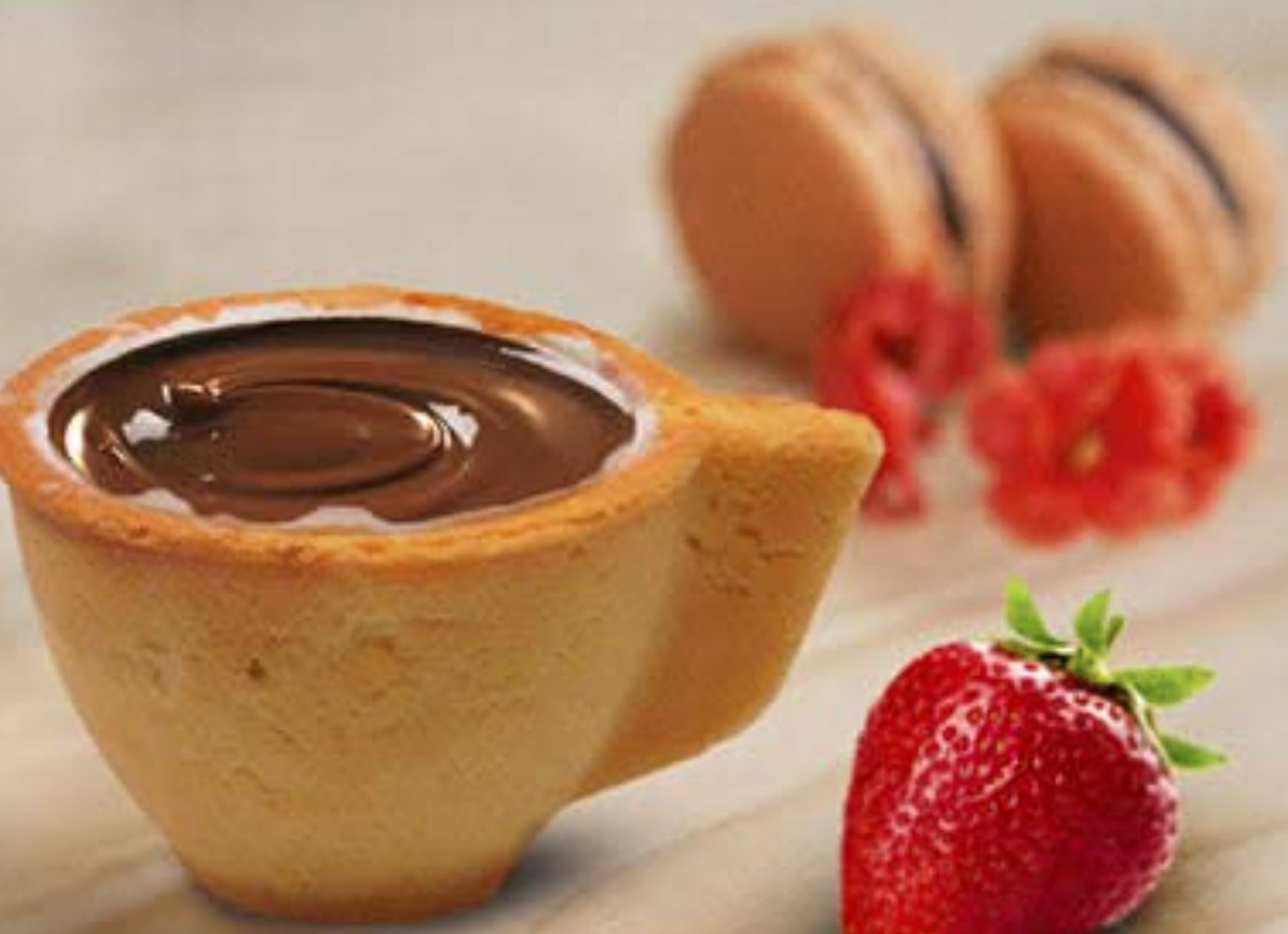 Edible Cookie Cups - 6 Delicious Flavors: Dark Chocolate, Milk, Hazelnut, Lemon, Almond, Pistachio - 36 Pack - Perfect for Parties, Desserts & Gift Giving