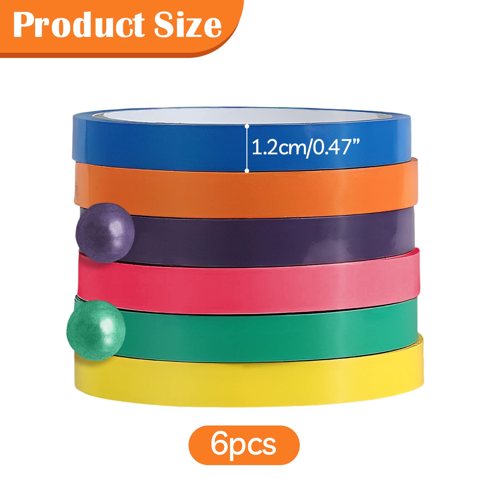 Colorful Sticky Ball Tape Toy - DIY Anti-Stress Gift for Adults & Kids | Party & Office Fun