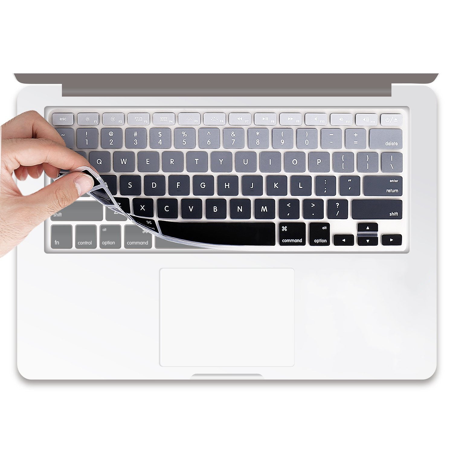 MacBook Keyboard Cover - Color Gradient Silicone Protector for MacBook Air & Pro | Dustproof & Waterproof | Perfect for Work, Travel & Home Use