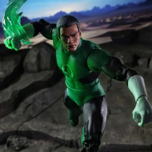 DC Multiverse Green Lantern John Stewart Action Figure - Collect to Build Plastic Man Set - Perfect for Superhero Fans, Collectors & Comic Book Displays