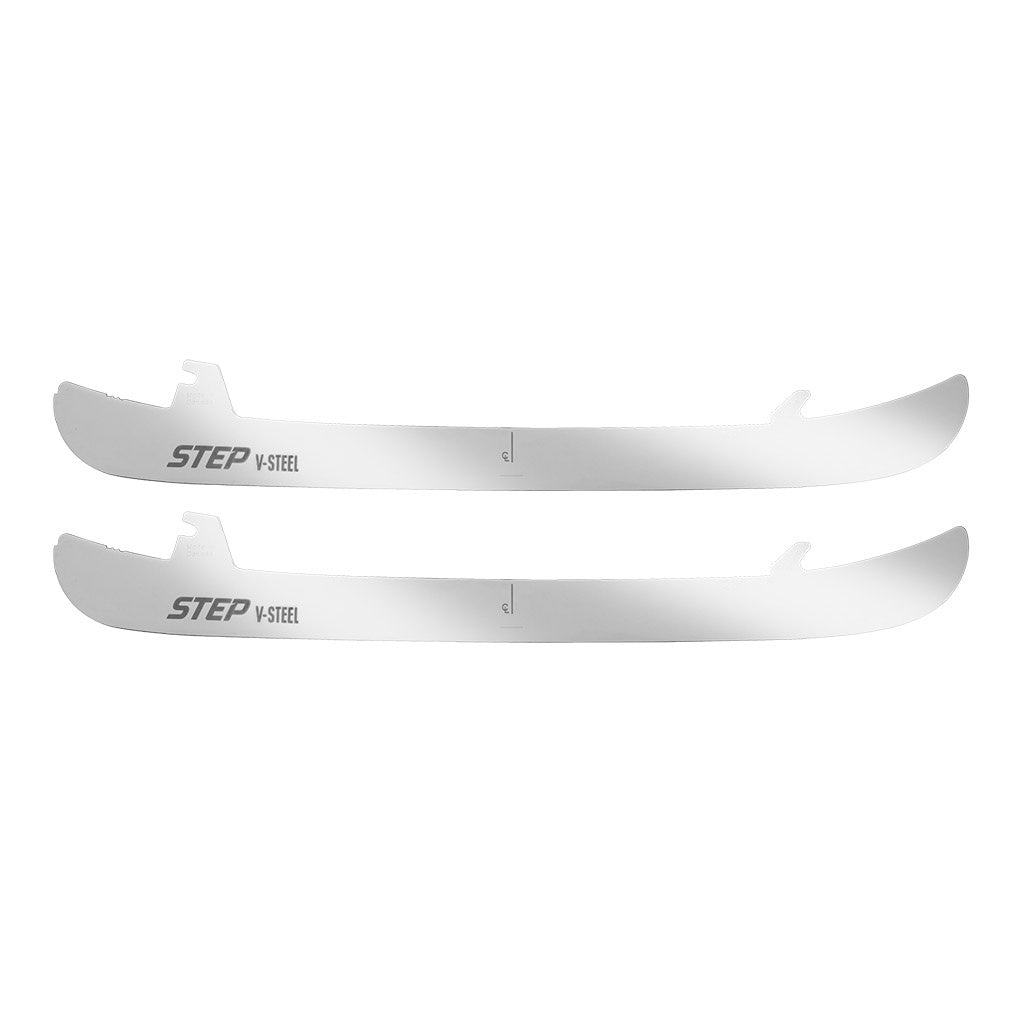 CCM Step V Steel XS Replacement Steel Runners - Ice Hockey Skate Blades for Youth & Junior Players - Perfect for Rink Training and Competitive Games