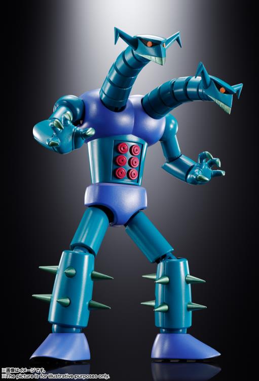 Bandai Soul of Chogokin GX-25R Garada K7 & GX-26R Doublas M2 Mazinger Z Action Figures Set - Collectible Robot Toys for Anime Fans and Display
