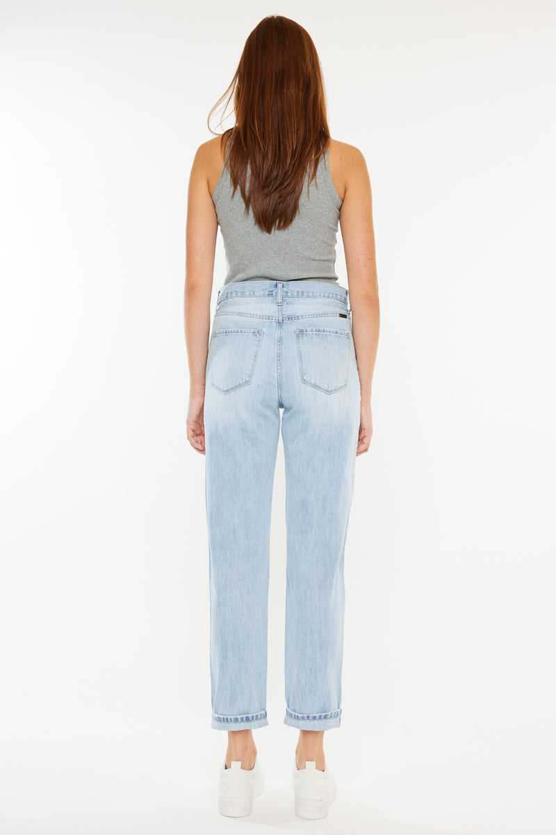 Dahlia Ultra High Rise Slouch Fit Jeans for Women - Stretch Denim Skinny Pants with Comfortable Waistband | Perfect for Casual Wear, Date Night & Everyday Outfits