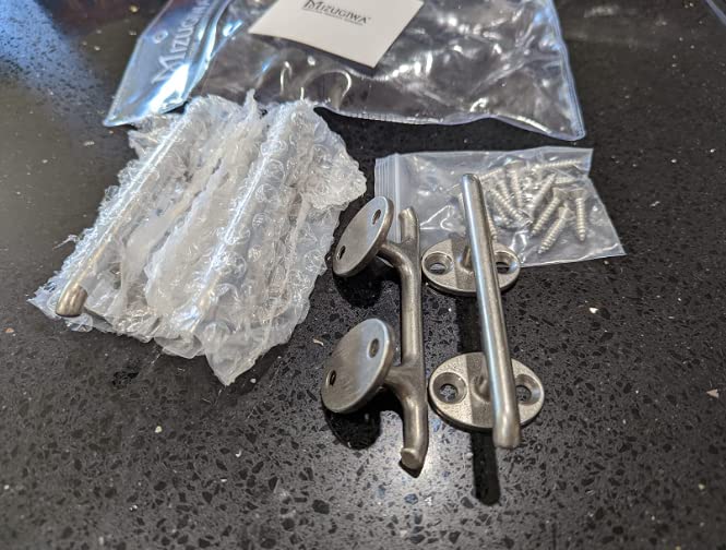 Stainless Steel Boat Cleats 4 Inch - Marine Deck & Dock Cleats for Kayaks & Nautical Decor