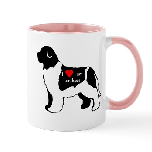 White/Pink Inside - Newfoundland Heart Mug