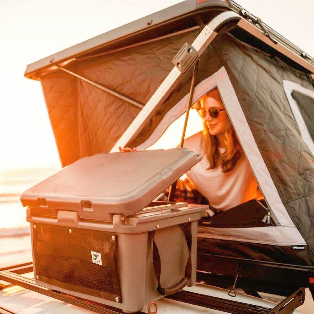ORCA 40 Quart Hard Sided Cooler - Heavy Duty Insulated Ice Chest with Leakproof Design, Industry Leading Ice Retention Keeps Drinks Cold for 8 Days | Perfect for Camping, Beach Trips, Tailgating & Outdoor Adventures