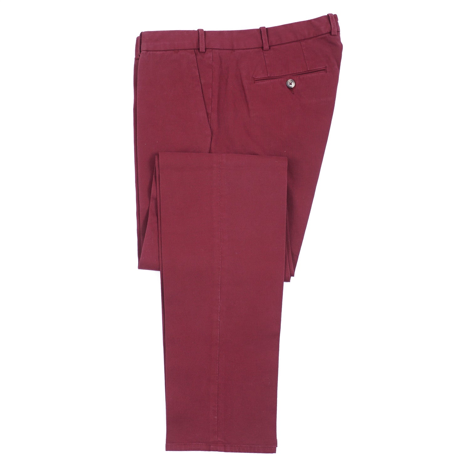 Luigi Borrelli Men's Slim Fit Cotton Dress Pants - Comfortable & Stylish for Office, Business Casual & Formal Occasions