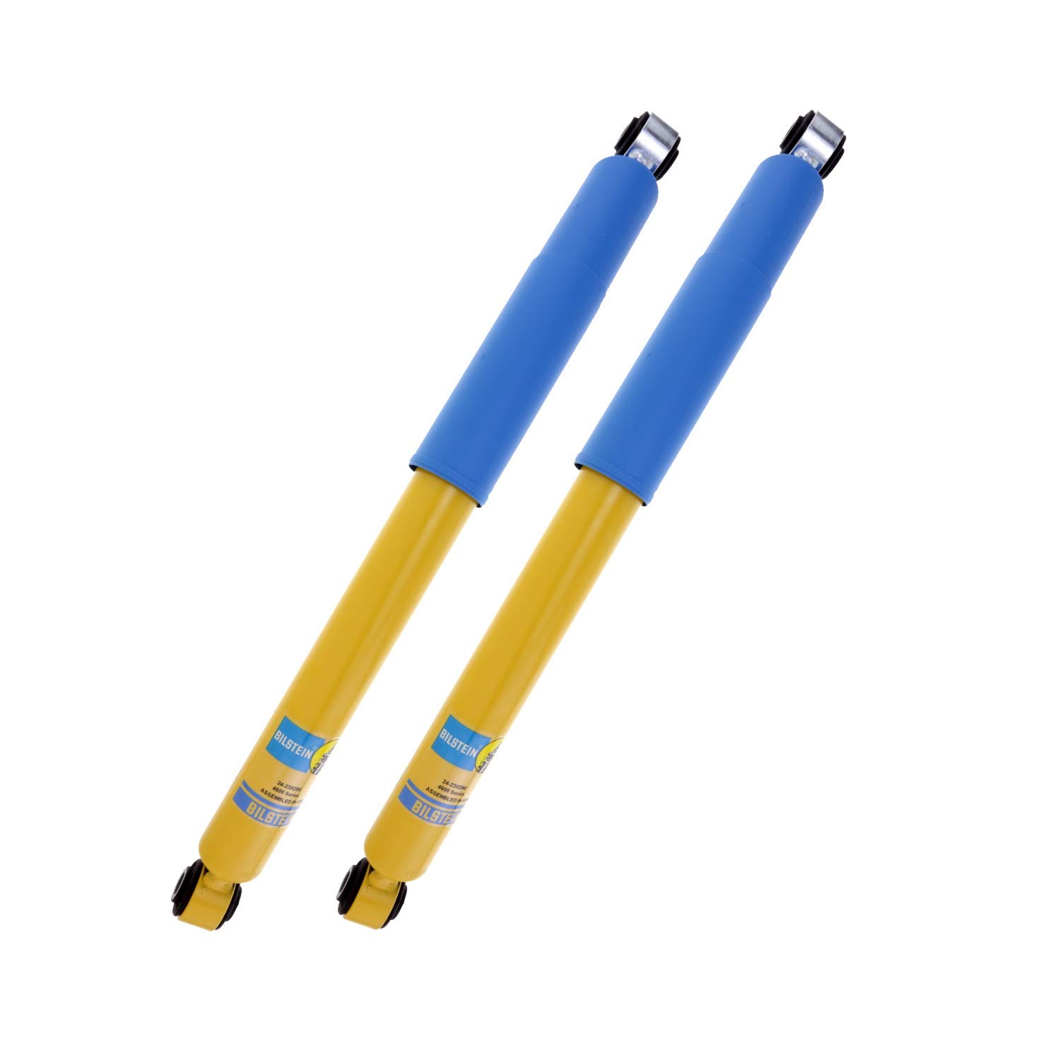 Bilstein B6 4600 Rear Shock Absorbers (Pair of 2) for Chevy Silverado 1500 & GMC Sierra - Heavy Duty Performance, Smooth Ride for Off-Road & Towing