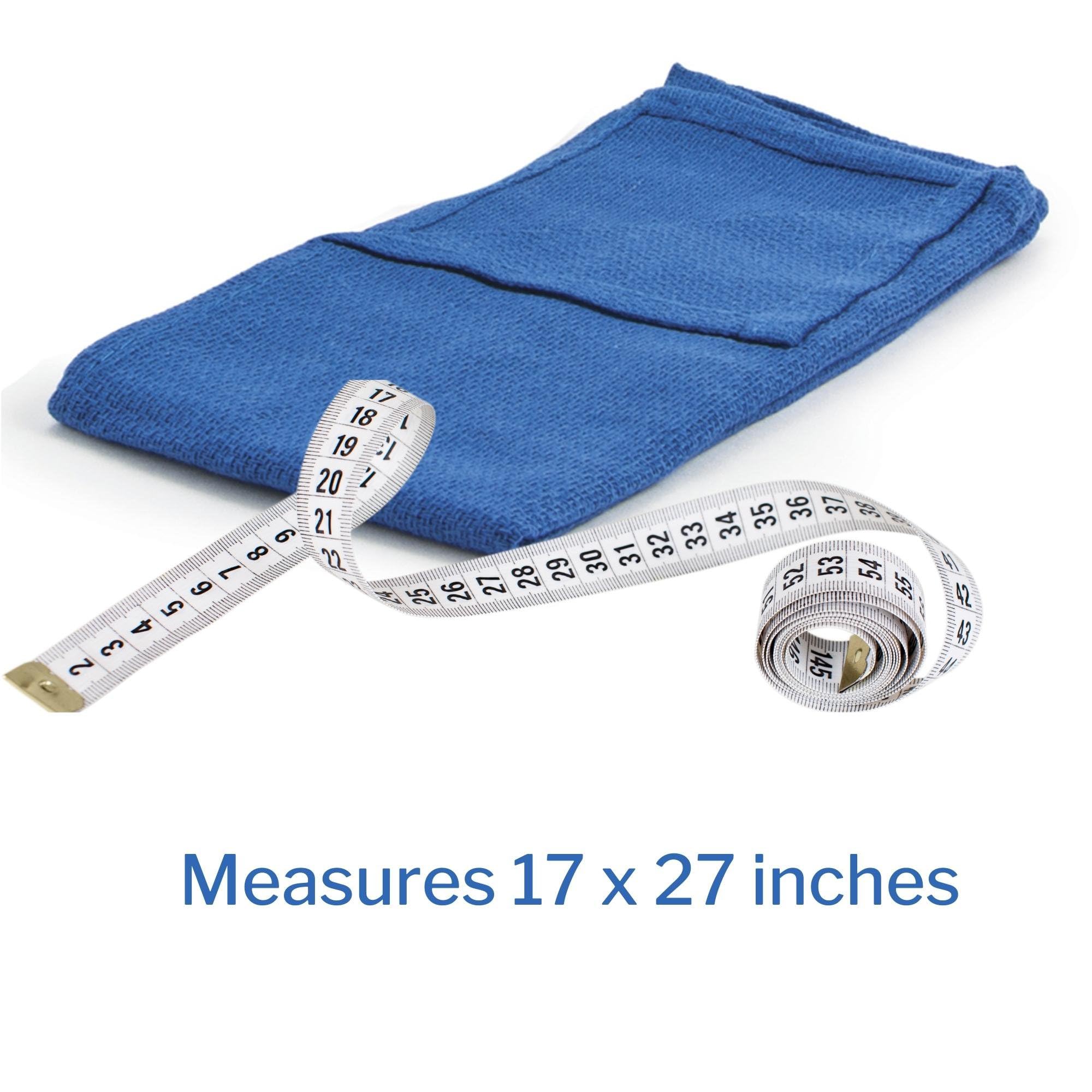 McKesson Sterile Disposable O.R. Towels - Pre-Washed Cotton Plain Weave, Blue, 17