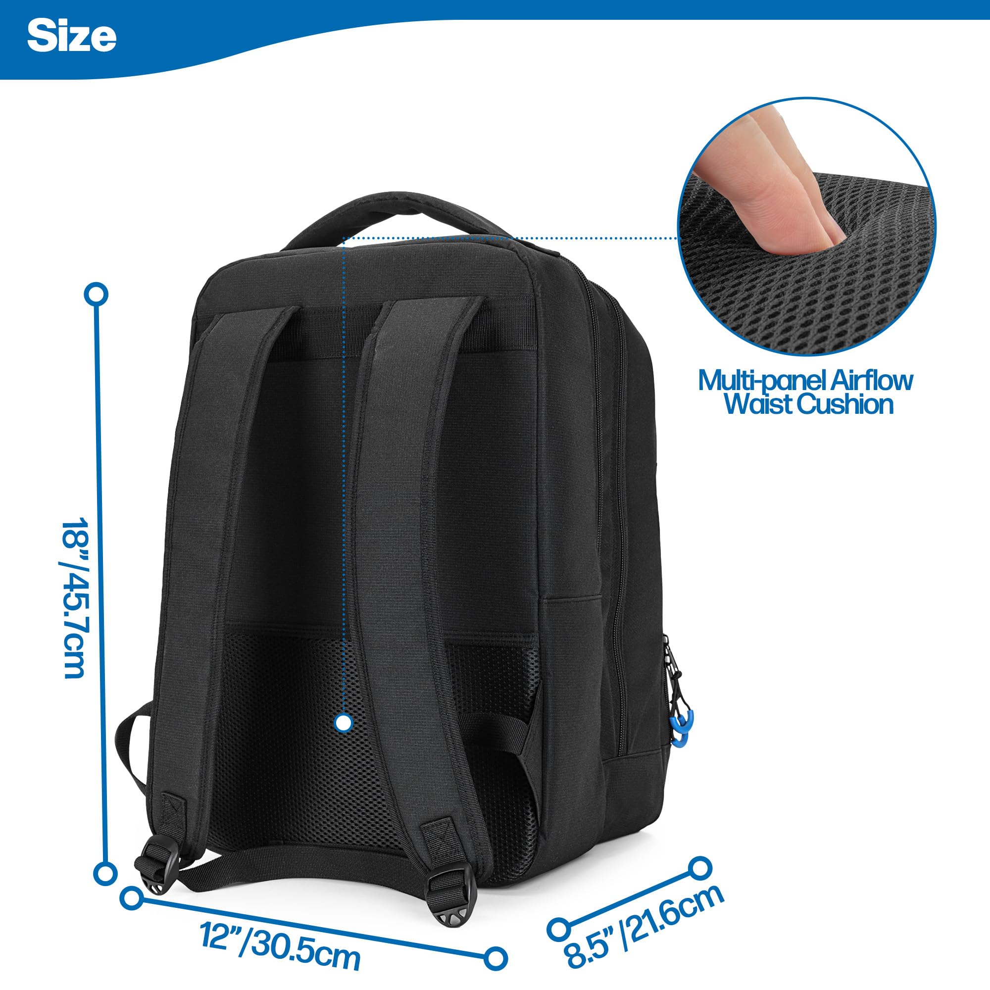 Nintendo Switch/Lite/OLED Travel Storage Backpack - Protective Carrying Case with Multiple Pockets for Docking Station, Controllers & Accessories (Patent Design) | Perfect for Gaming on the Go, Travel & Commuting