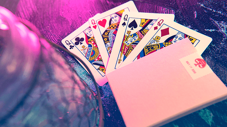 Premium Cherry Casino House Deck Playing Cards - Flamingo Pink Design for Poker, Blackjack & Magic Tricks | Perfect for Game Nights, Parties & Collectors