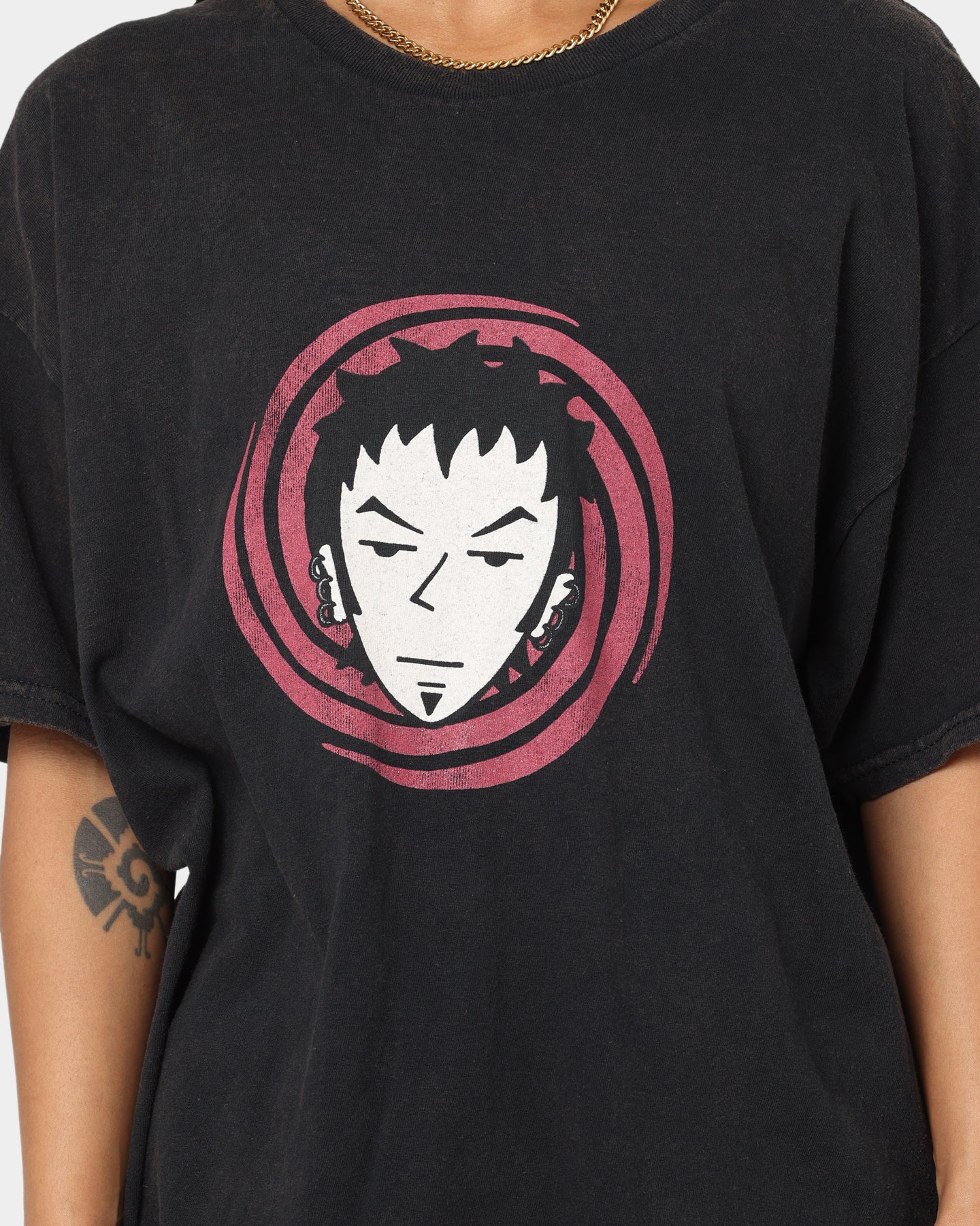 Vintage American Thrift X Daria Trent Lane Graphic T-Shirt - Black Cotton Tee for Women | Retro Fashion, Casual Wear & Street Style Outfits