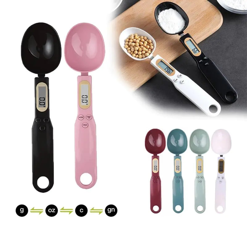 Precision Weight Measuring Spoon Set - Accurate Kitchen Scale Spoon for Baking, Cooking & Coffee - Perfect for Measuring Flour, Sugar, Spices & Protein Powder