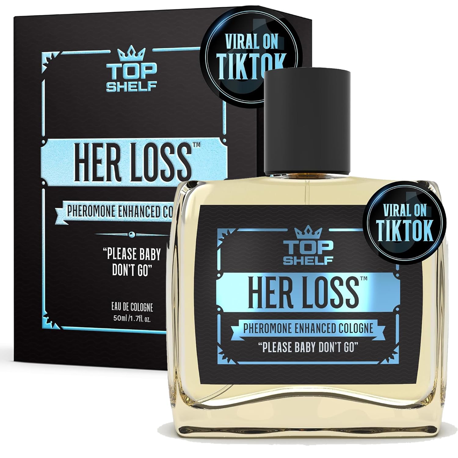 Her Loss Cologne for Men - Pheromone & Hypnosis 2.0 Perfume | Long-Lasting Fragrance for Date Night, Special Occasions & Confidence Boost