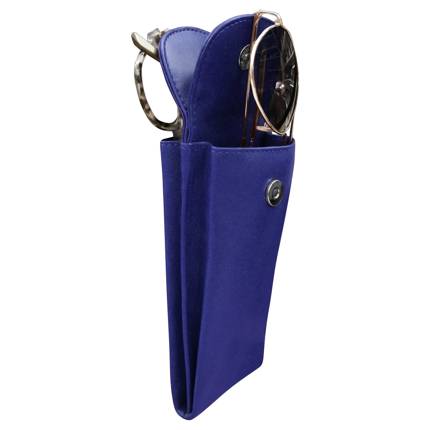 Premium Double Flap Eyeglass Case - Durable Hard Shell Sunglasses Holder for Men & Women - Perfect for Travel, Office, and Everyday Protection