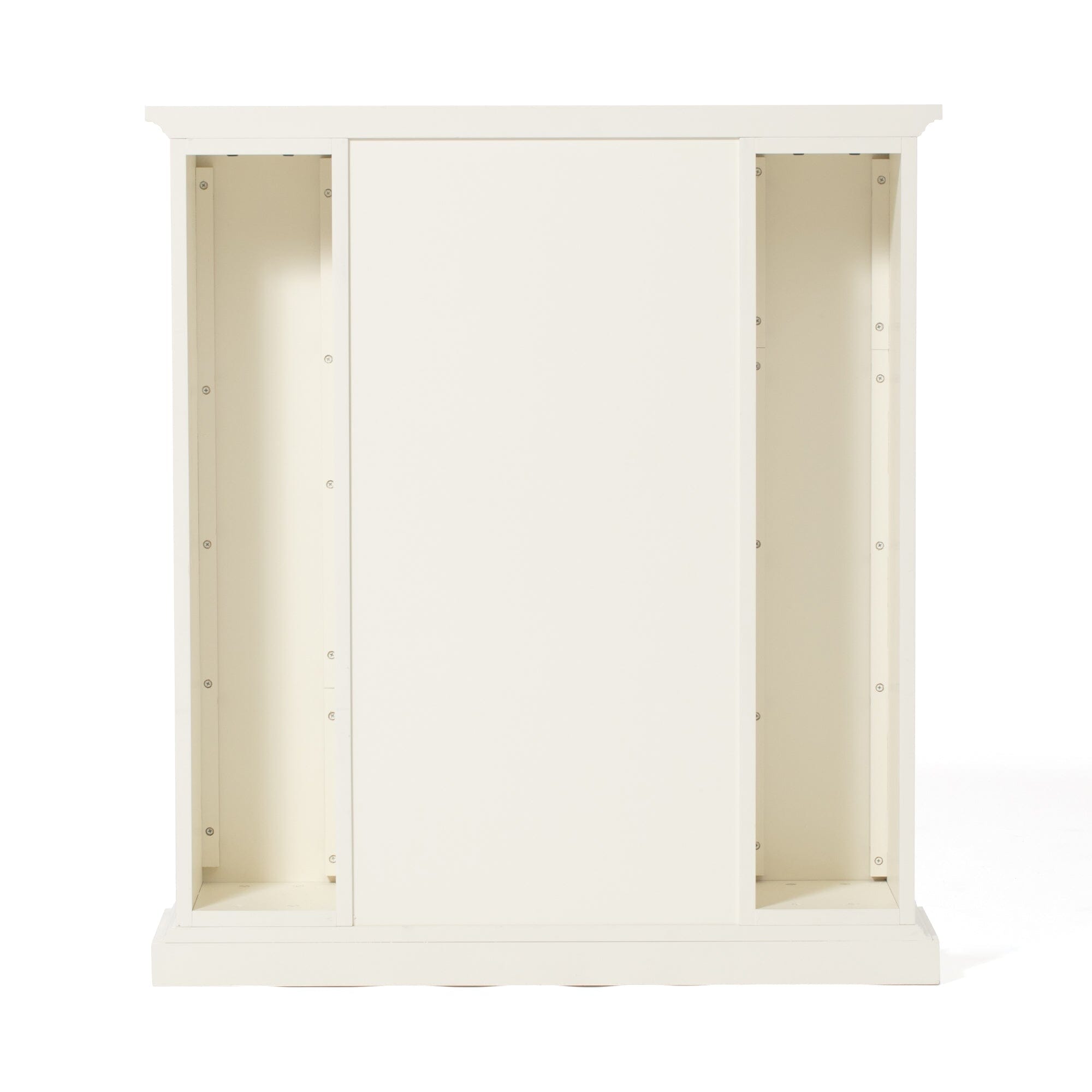 White Wooden Mantel Shelf 35.4