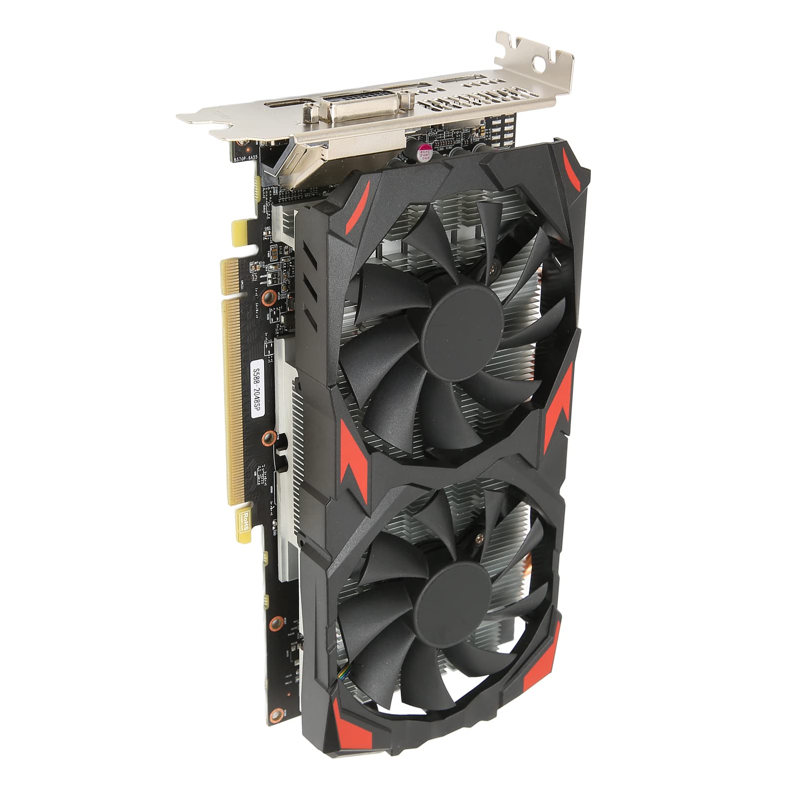 ASUS ROG Strix RX 580 8GB GDDR5 256-bit Gaming Graphics Card - PCIe 3.0 x16, Dual Fan Cooling, HDMI/DP/DVI Ports - Perfect for 1080p Gaming, VR, Video Editing & Mining Rig Setup