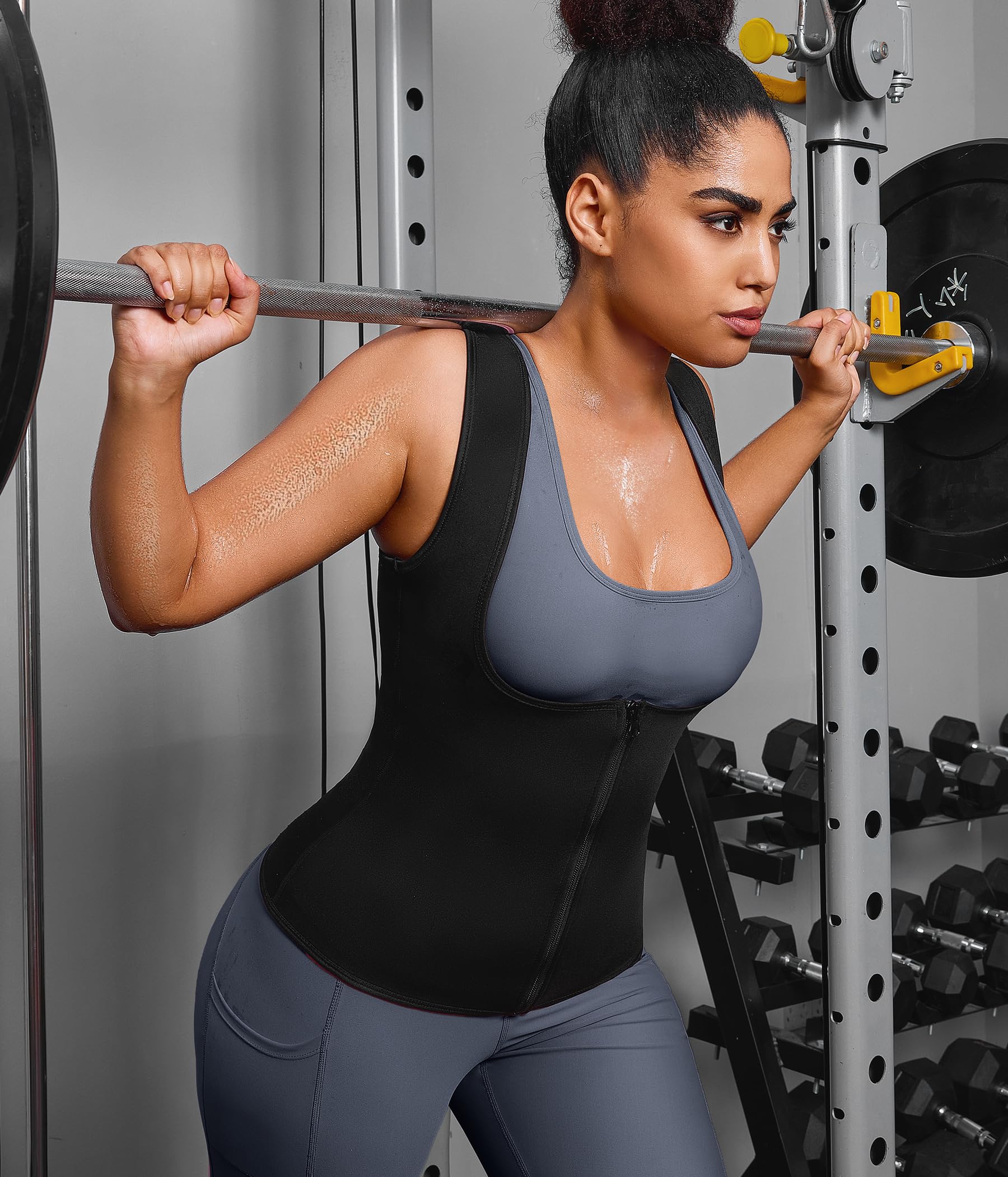 Women's Sauna Suit for Weight Loss - Sweat Workout Body Shaper for Fitness & Detox - Perfect for Gym, Running & Home Exercise