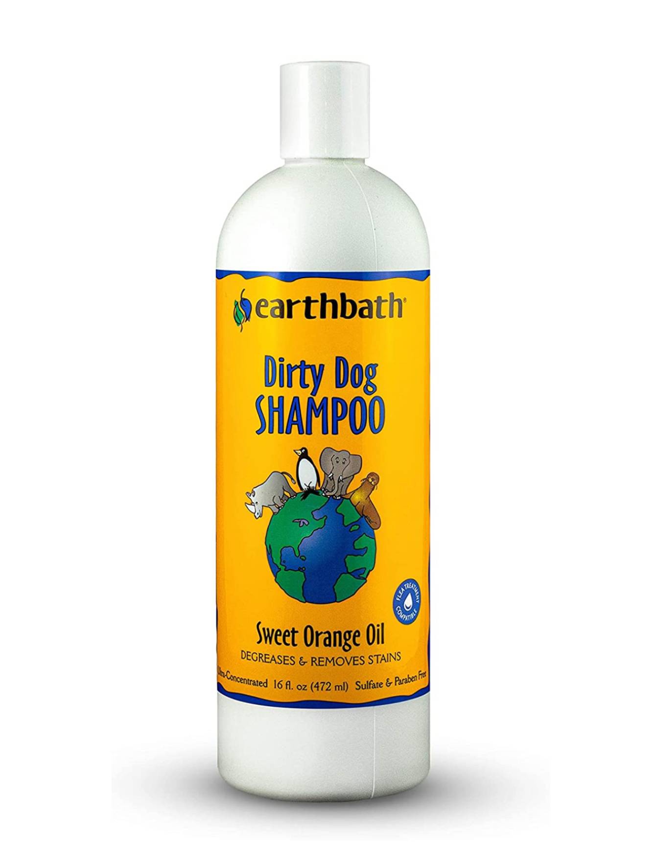 Earthbath Orange Peel Oil Dog Shampoo for Itchy Skin & Odor Control - 16oz & 1 Gallon Sizes - Natural Pet Grooming Solution for Bathing & Coat Care - Perfect for Dogs with Sensitive Skin & Allergies