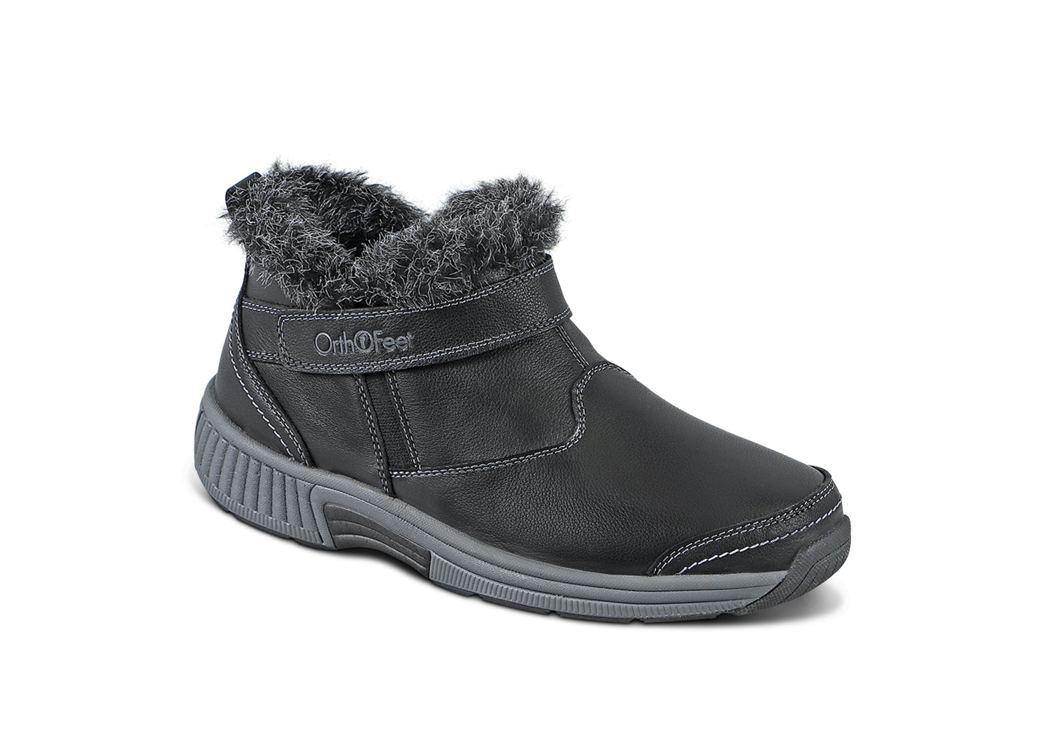 Siena Non-Slip Black Shoes - Comfortable & Stylish for Work, Walking & Everyday Wear