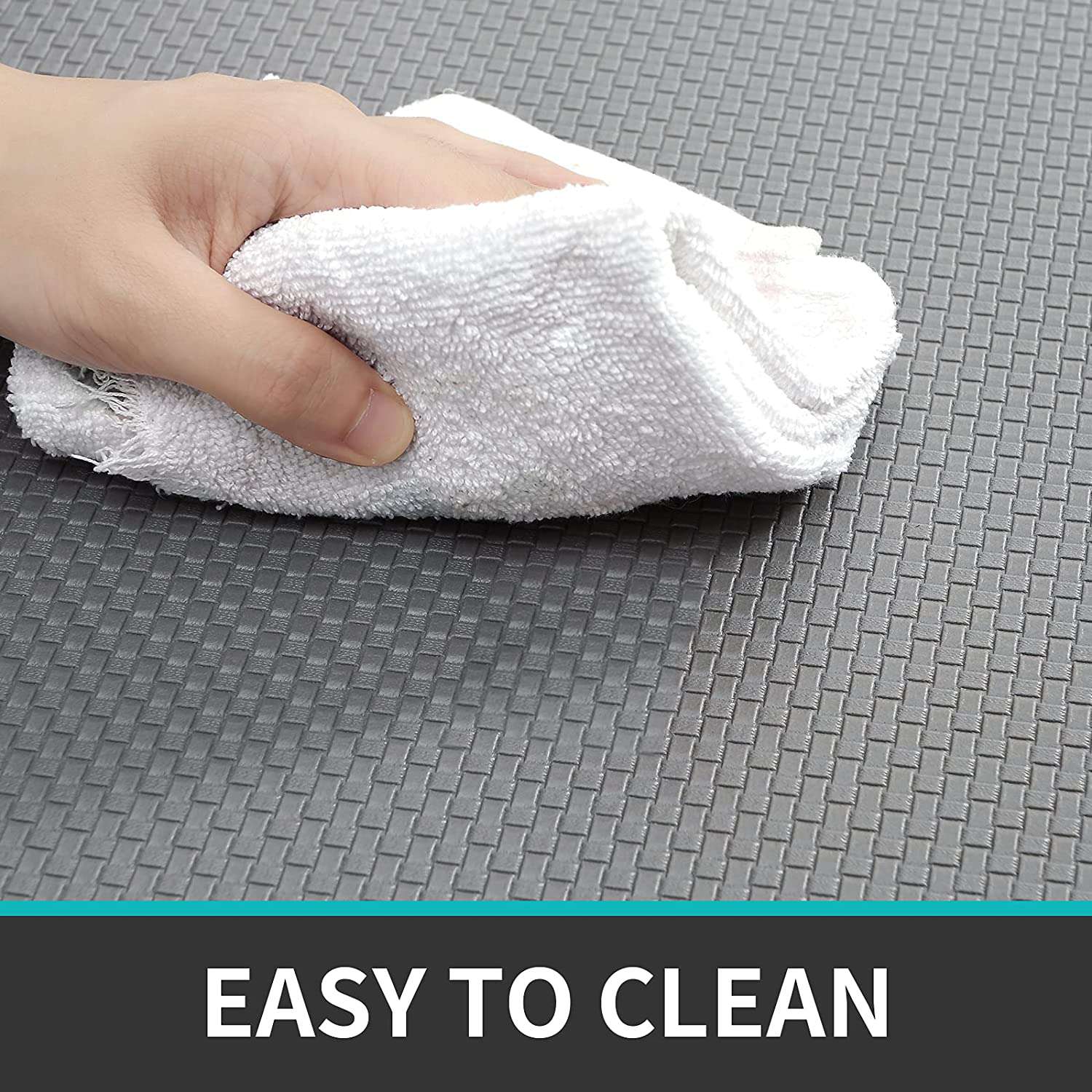 150cm Non-Slip Anti-Fatigue Kitchen Floor Mat - PU Leather Waterproof Rug for Cooking, Dishwashing & Standing Comfort - Perfect for Home Kitchen, Restaurant & Food Prep Areas
