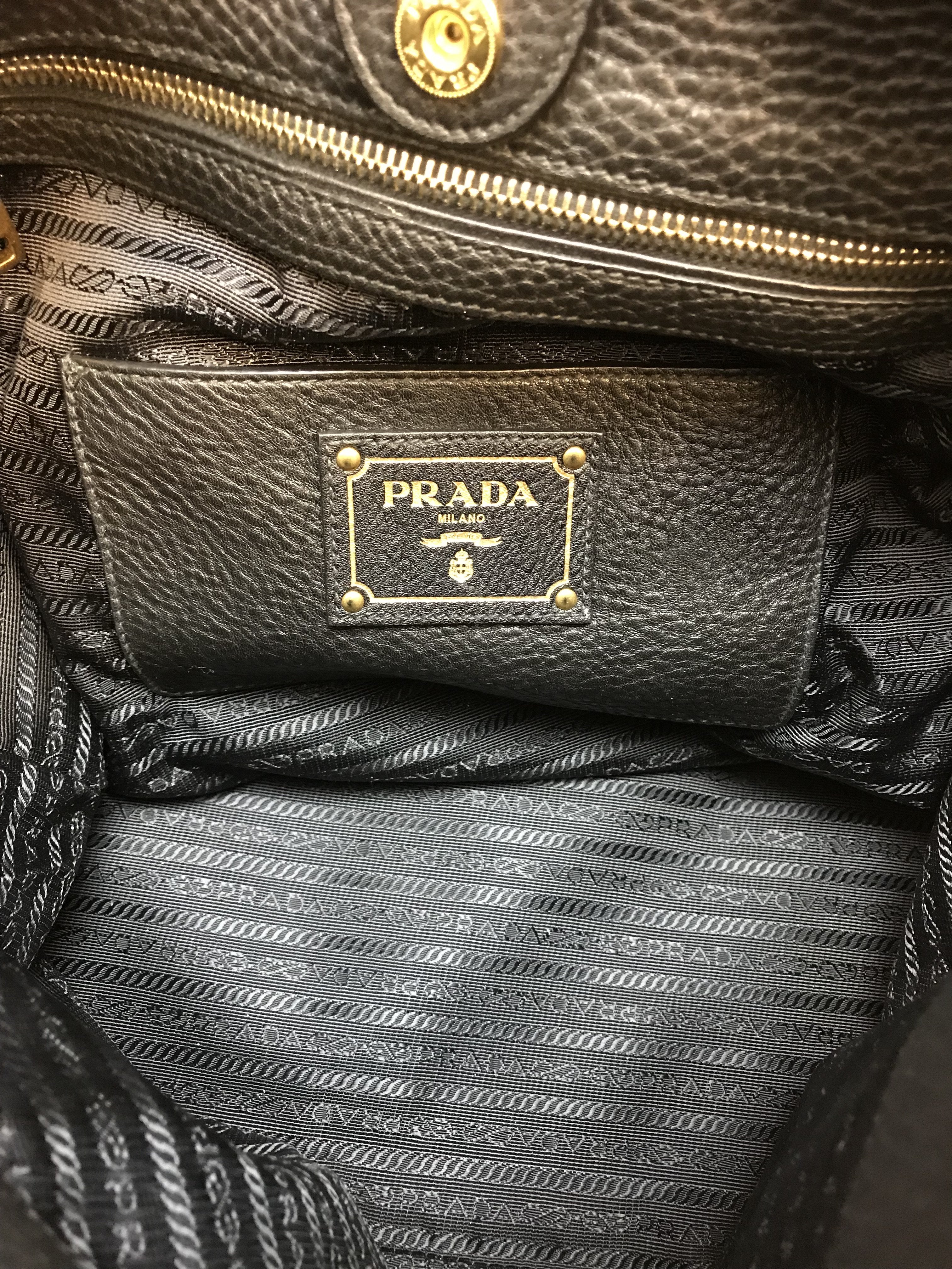 Prada Daino Single Strap Hobo Bag - Genuine Leather Shoulder Purse for Women | Fashionable & Spacious Handbag for Work, Travel & Everyday Use