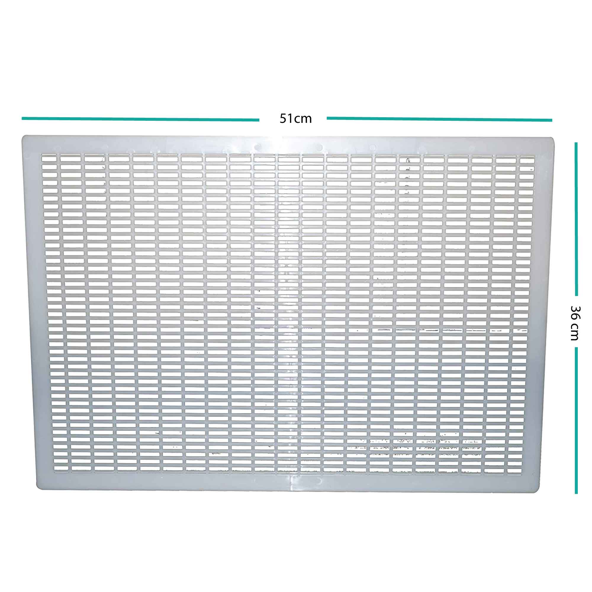 10x Frame Queen Bee Excluder for 8 Frame Hives - Durable Plastic 51x36cm Beehive Grill Trapper - Perfect for Beekeeping & Honey Production