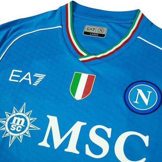 SSC Napoli Football Jersey for Men - Official Soccer T-Shirt for Fans - Perfect for Match Day & Casual Wear