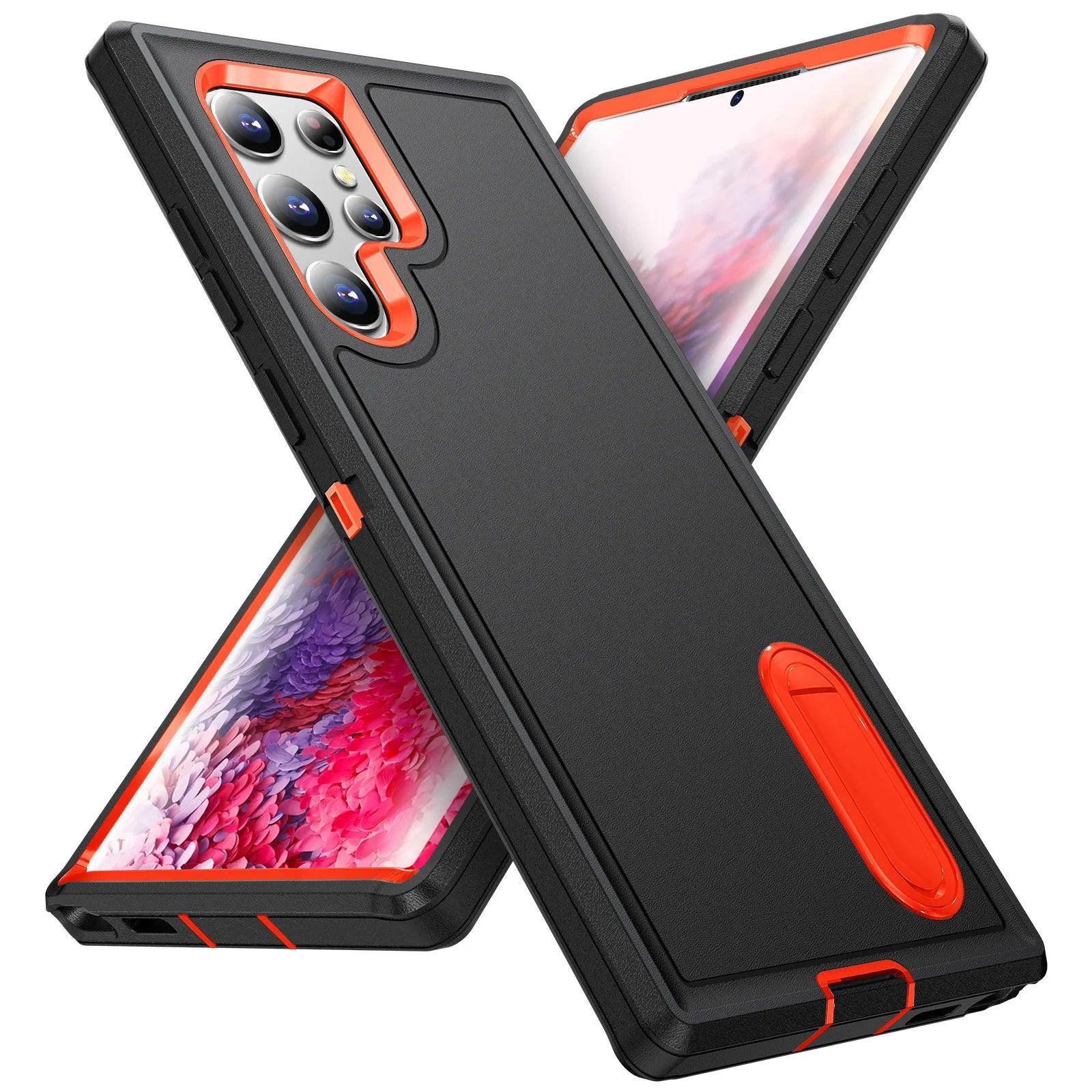 Samsung Galaxy S24 Ultra Rugged Shockproof Case - Heavy Duty Protection for Drops & Bumps - Perfect for Outdoor Adventures, Construction Work & Extreme Sports