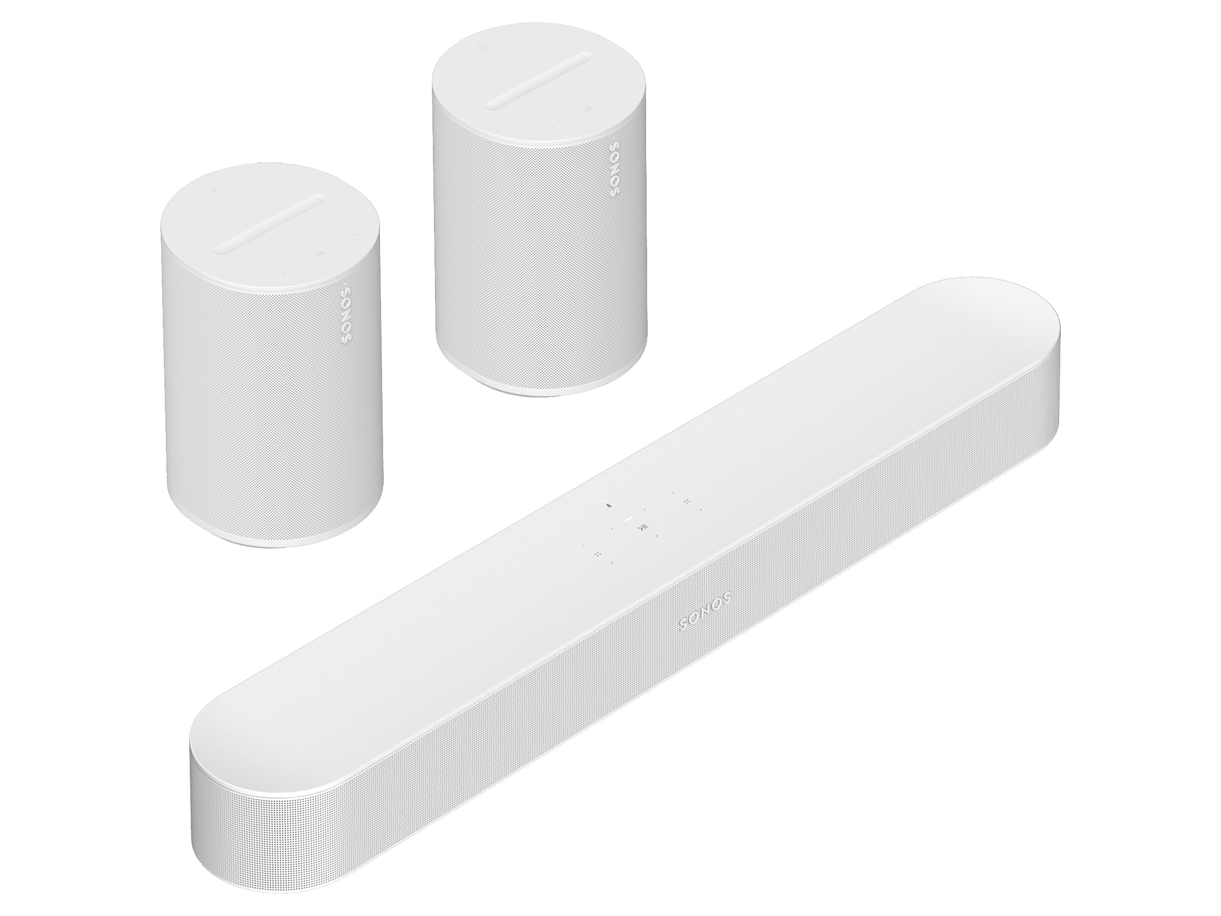 Sonos Beam Smart Soundbar with Ambiphonic Surround Sound - Perfect for Home Theater, Music Streaming & Gaming