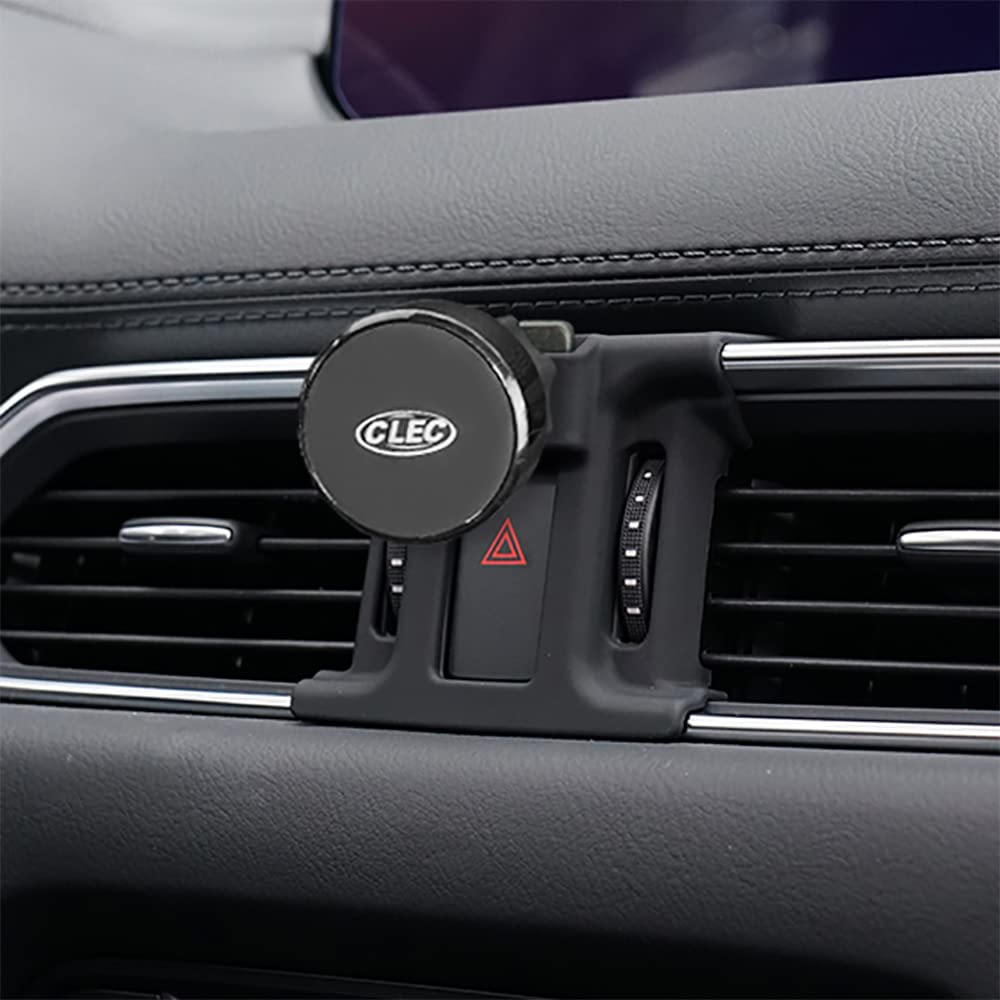 BEERTE Magnetic Phone Holder for Mazda CX-5 2017-2025 - Adjustable Air Vent & Dashboard Car Mount - Universal Smartphone Mount for iPhone, Samsung, Pixel (5-7 inches) - Perfect for Hands-Free Driving & Navigation