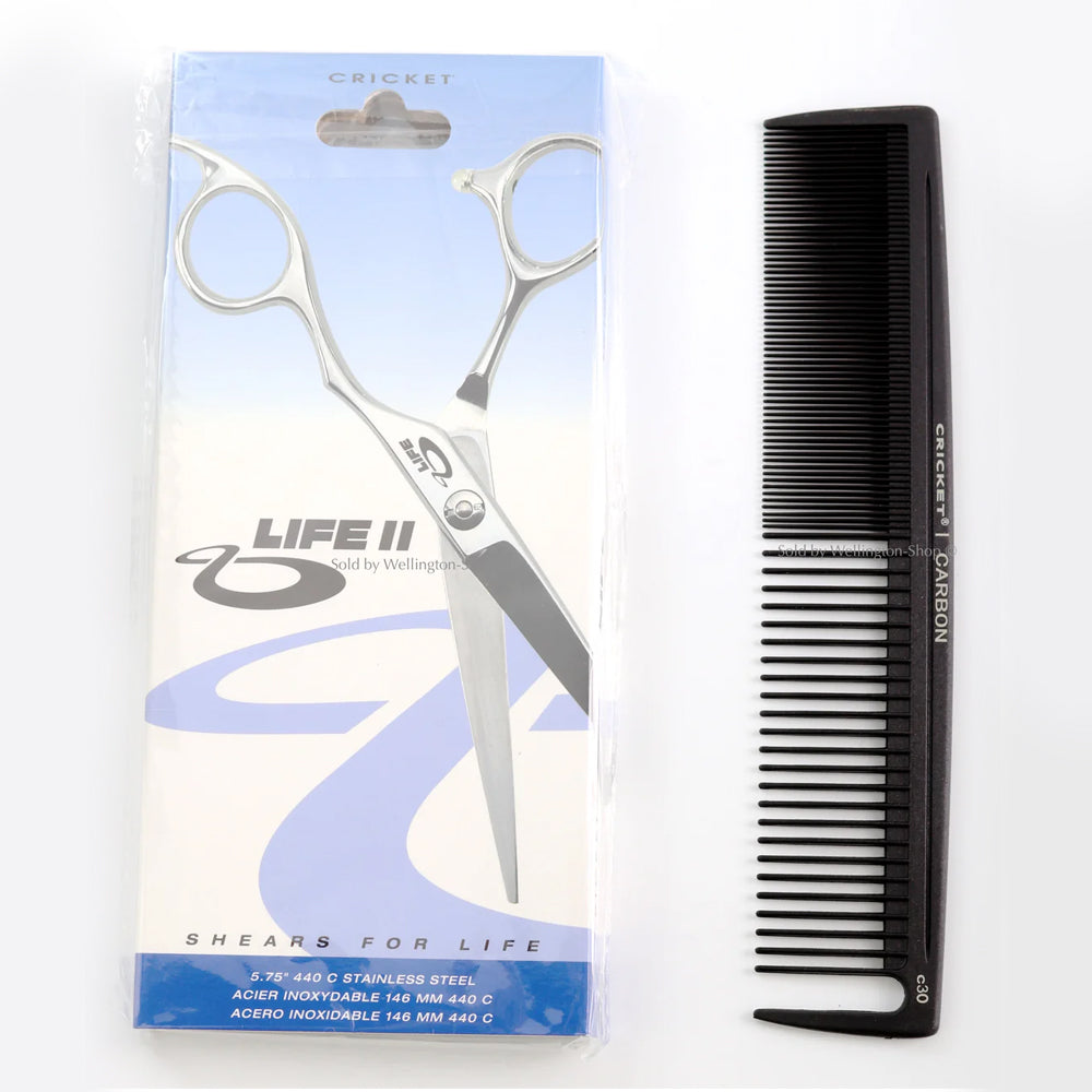 Professional Right-Handed Hair Cutting Scissors - Cricket for Life Shear | Precision Styling for Salons, Barbers & Home Use
