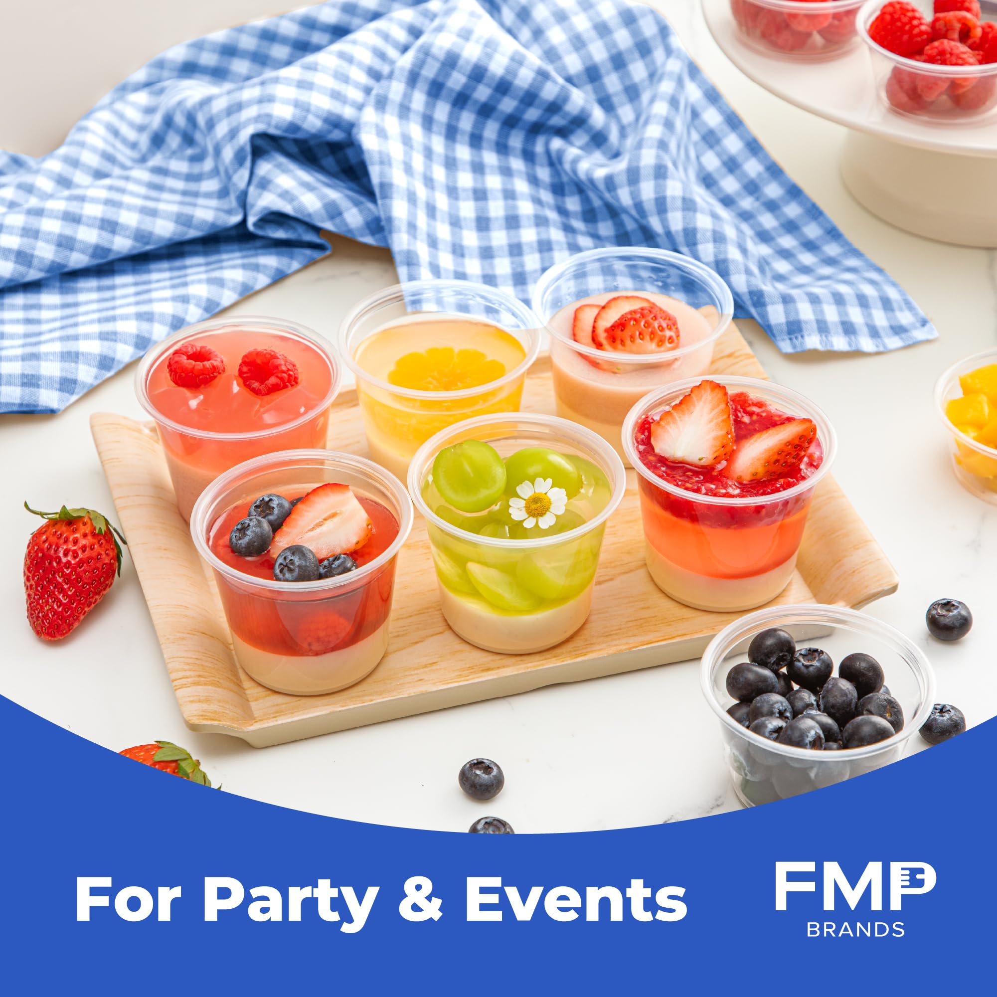 250-Pack 4 oz BPA-Free Disposable Condiment Cups | Meal Prep, Jello Shots, Dipping Sauces, Salad Dressings | Perfect for Parties, Catering & Home Use