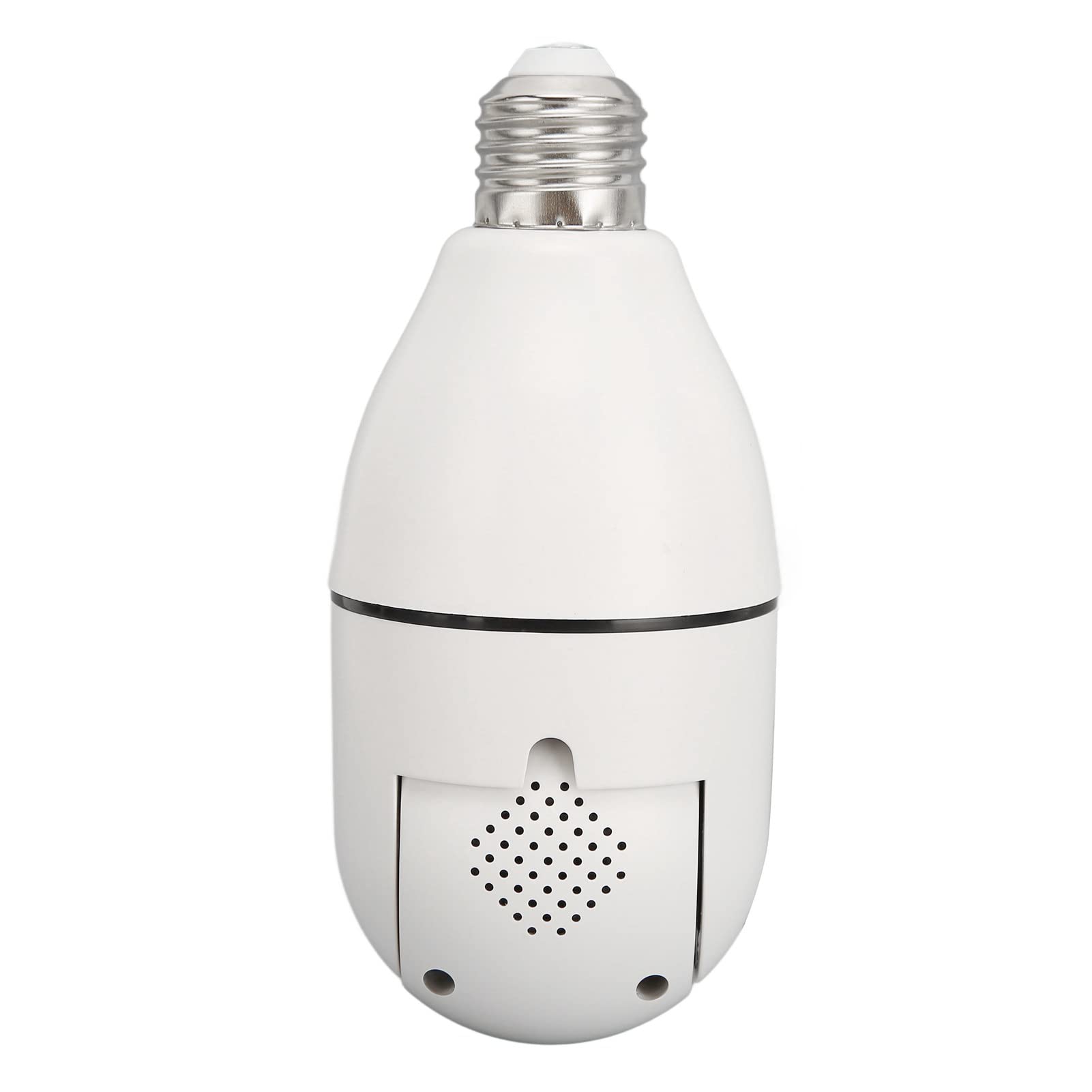 Fansheng Wireless 360° Panoramic Security Camera Light Bulb - 1080P HD Smart Home Surveillance with Night Vision, Motion Detection & 2-Way Audio - Works with E27 Lampholder - Perfect for Indoor/Outdoor Home Security & Baby/Pet Monitoring