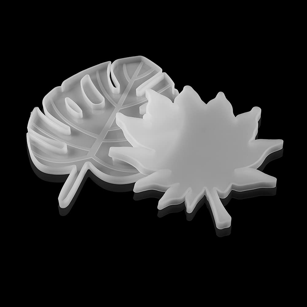 Premium Maple Leaf Epoxy Resin Silicone Mold - DIY Coaster & Jewelry Making Kit for Home Decor, Tabletop Accessories, and Craft Projects | Perfect for Fall Decorations, Wedding Centerpieces, and Handmade Gifts