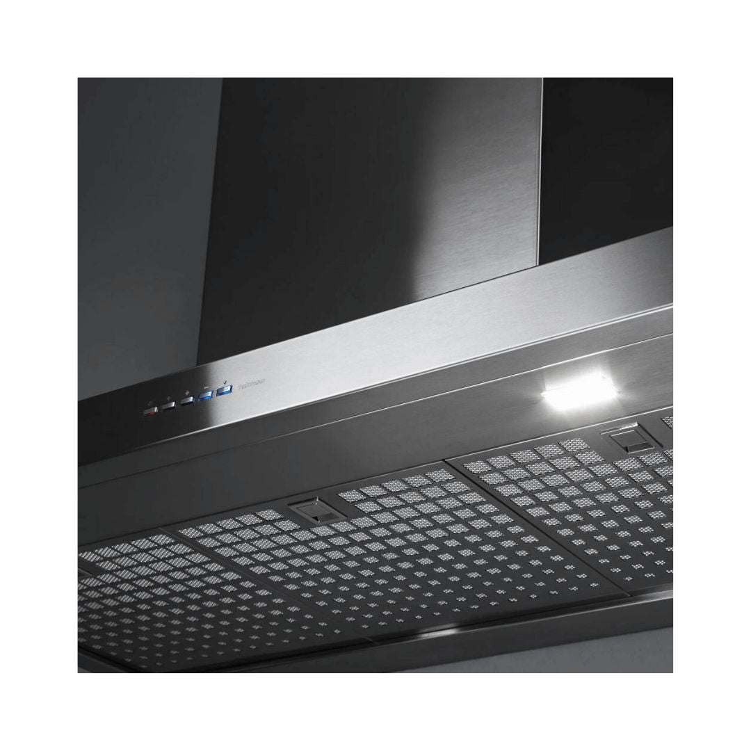 Falmec Plane NRS 500 CFM Stainless Steel Wall Mount Range Hood - Powerful Kitchen Ventilation with Multiple Size Options (FNPLS) - Perfect for Modern Kitchens & Open-Concept Homes