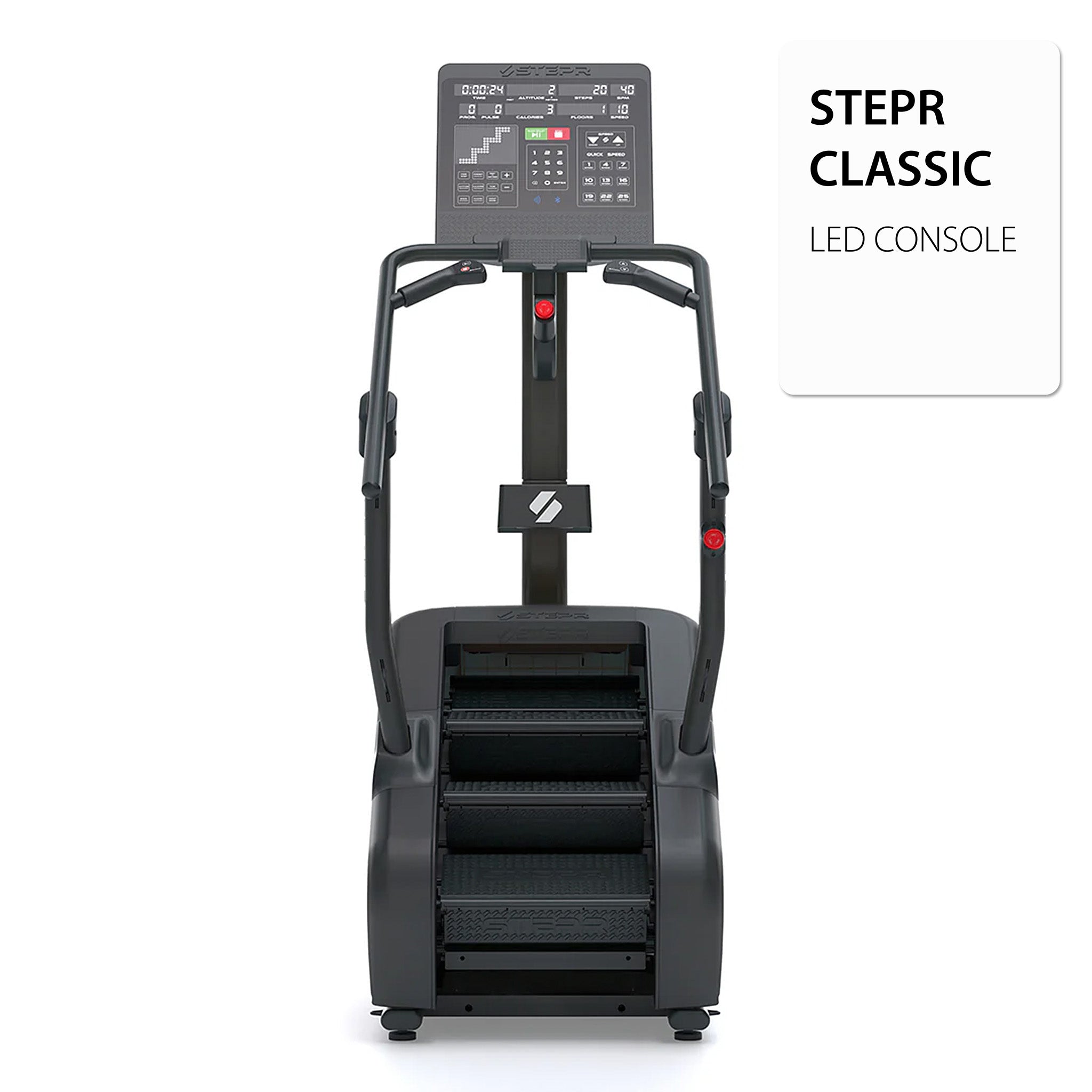 STEPR Stair Climber - Portable Folding Stepper Machine for Home Workout, Cardio & Fitness Training - Perfect for Small Spaces, Apartment & Office Use