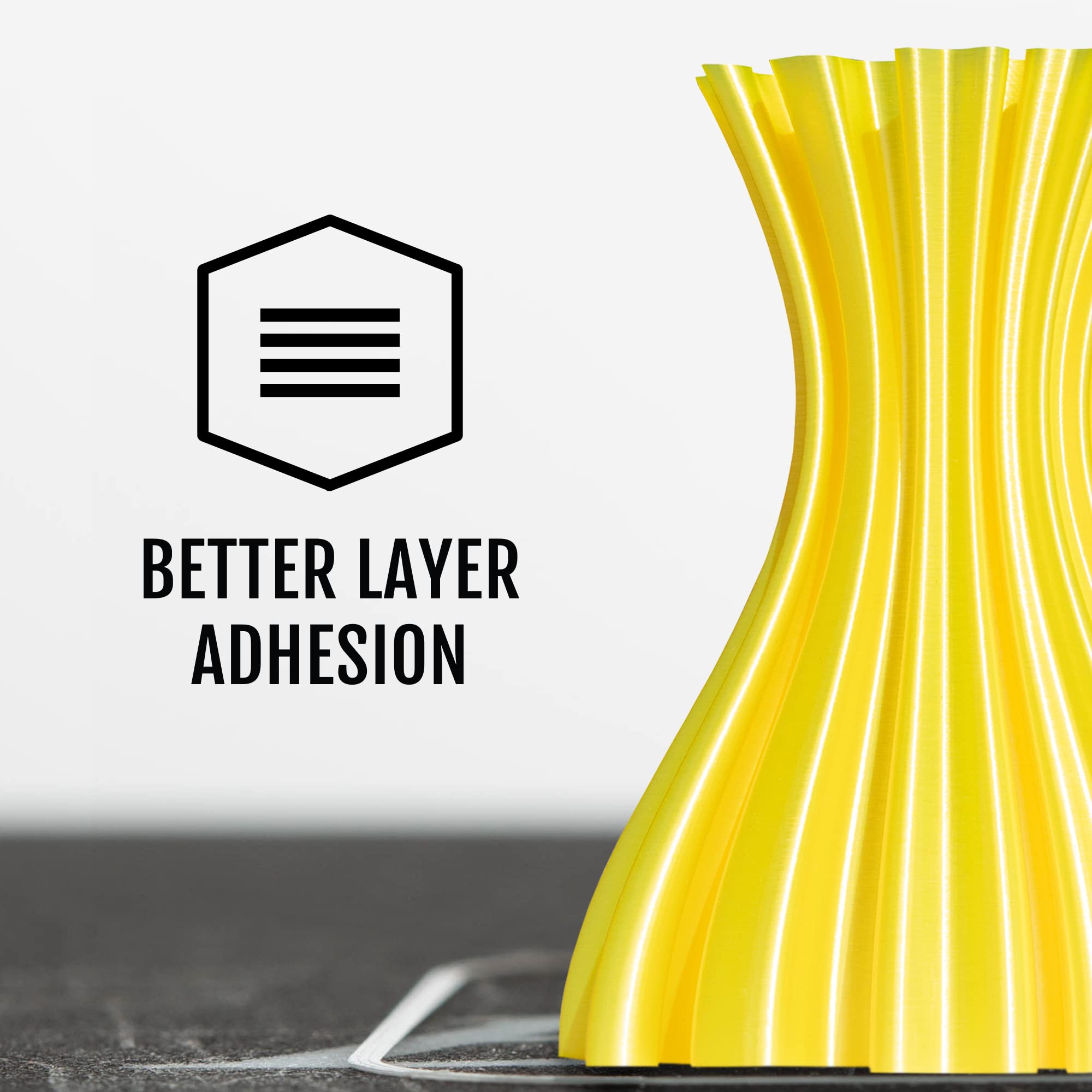 HATCHBOX Metallic Yellow PLA 3D Printer Filament - 1.75mm, 1kg Spool, +/- 0.03mm Accuracy for Smooth 3D Printing - Perfect for Cosplay Props, Model Making & DIY Crafts