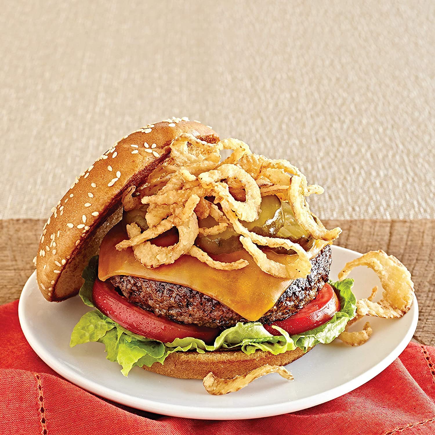 Fresh Gourmet Crispy Onions - 24oz (Pack of 3) - Crunchy Salad Topper, Burger & Hot Dog Topping, Baked Potato Garnish - Perfect for Snacking, Cooking & Meal Prep