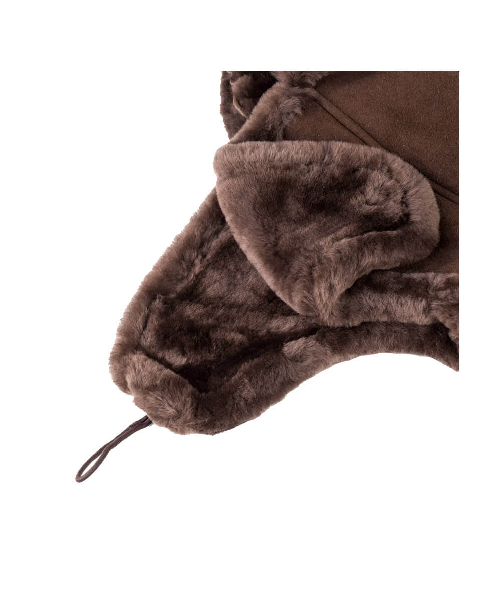 UGG Button Aviator Hat for Women - Winter Fleece Lined Pilot Cap with Ear Flaps - Cozy Cold Weather Accessory for Outdoor Activities, Skiing & Snowboarding