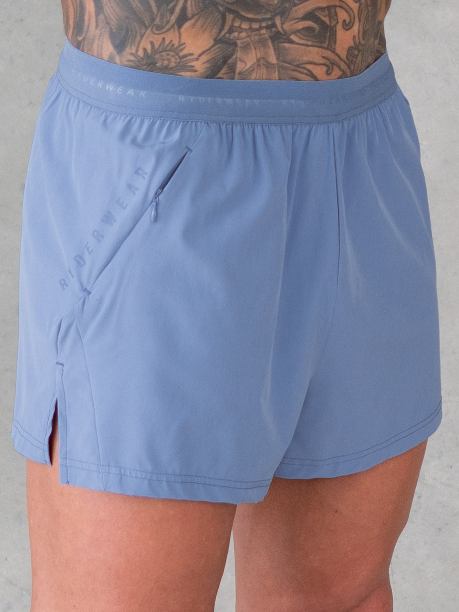 3 Pack Men's Training Shorts - Denim Blue - Comfortable Gym & Workout Shorts for Running, Yoga, and Active Lifestyle