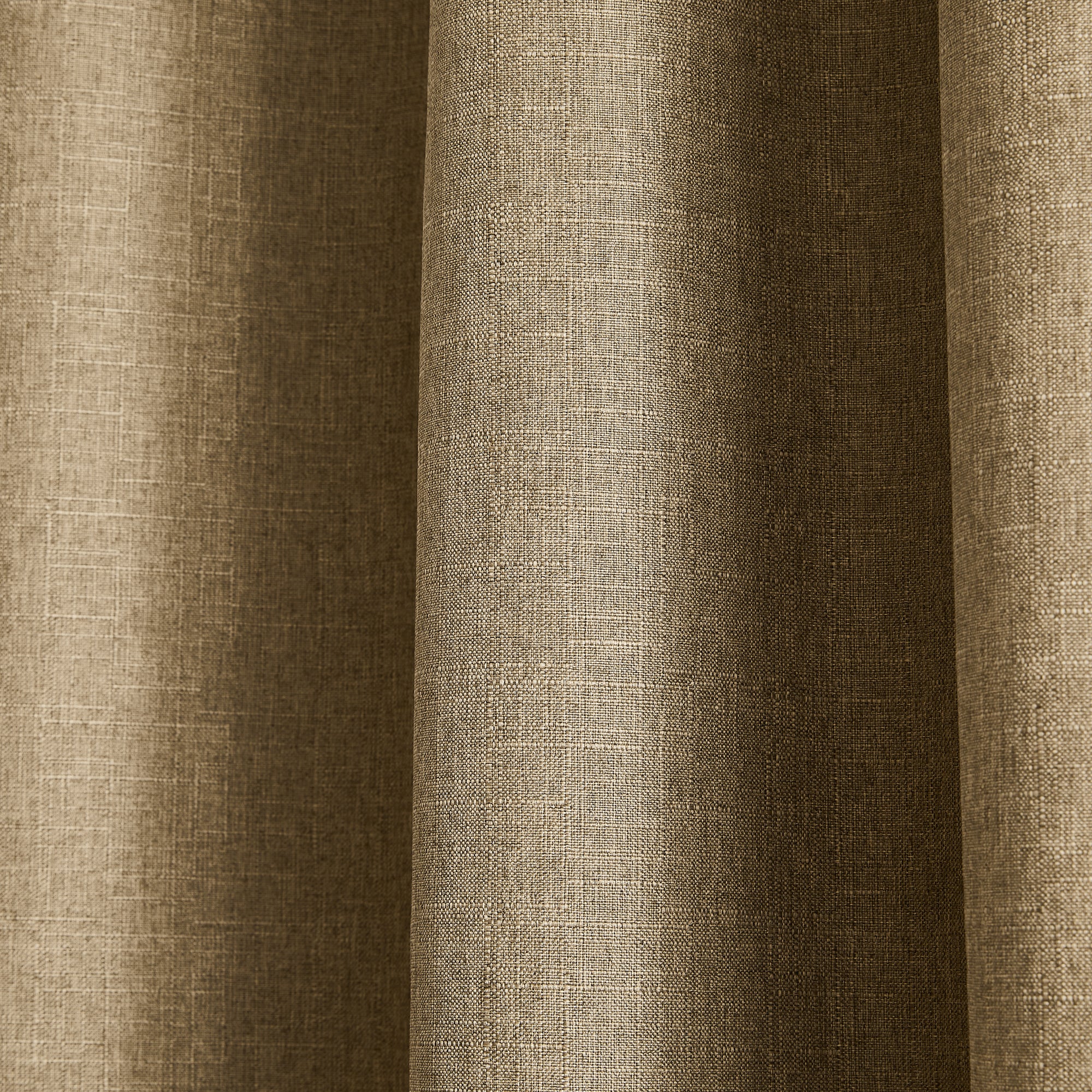 Meena Slub 100% Blackout Window Curtain Panels for Bedroom & Living Room - Thermal Insulated Light Blocking Drapes for Better Sleep & Privacy