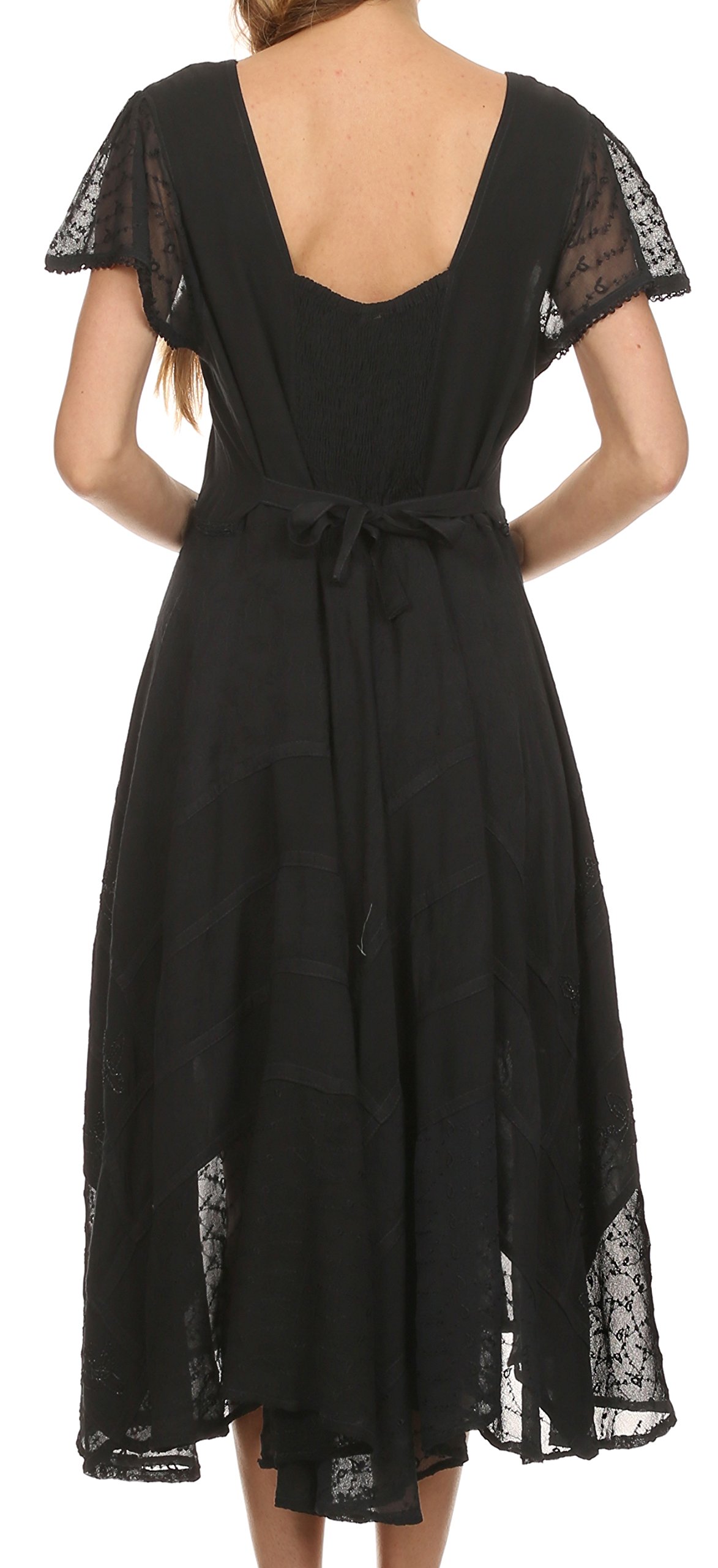 Sakkas Marigold Embroidered Fairy Dress for Girls - Elegant Floral Costume for Halloween, Birthday Parties & Photo Shoots