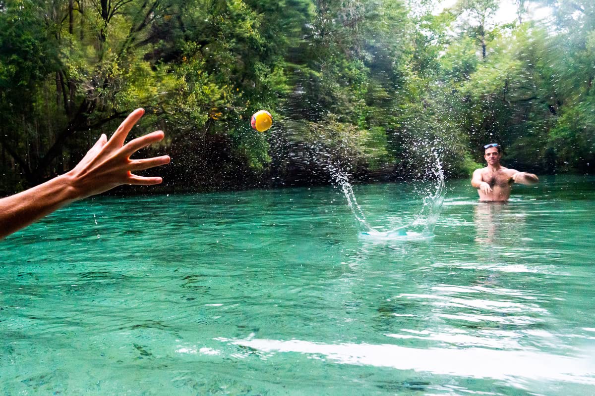 Waboba Original Water Bouncing Ball - Durable Water-Proof Beach & Pool Toys for Kids, Perfect for Outdoor Games, Swimming Fun, and Family Gatherings