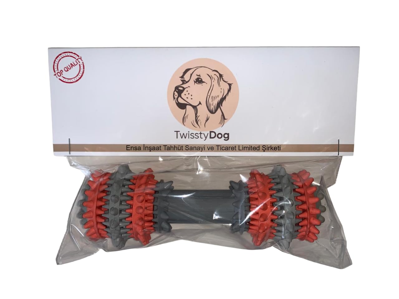 Durable Rubber Chew Toy for Dogs - Teeth Cleaning & Teething Relief - Interactive Pet Chewing Toy for Puppy Teething, Dental Health, and Boredom Relief - Perfect for Indoor Play, Training, and Anxiety Relief